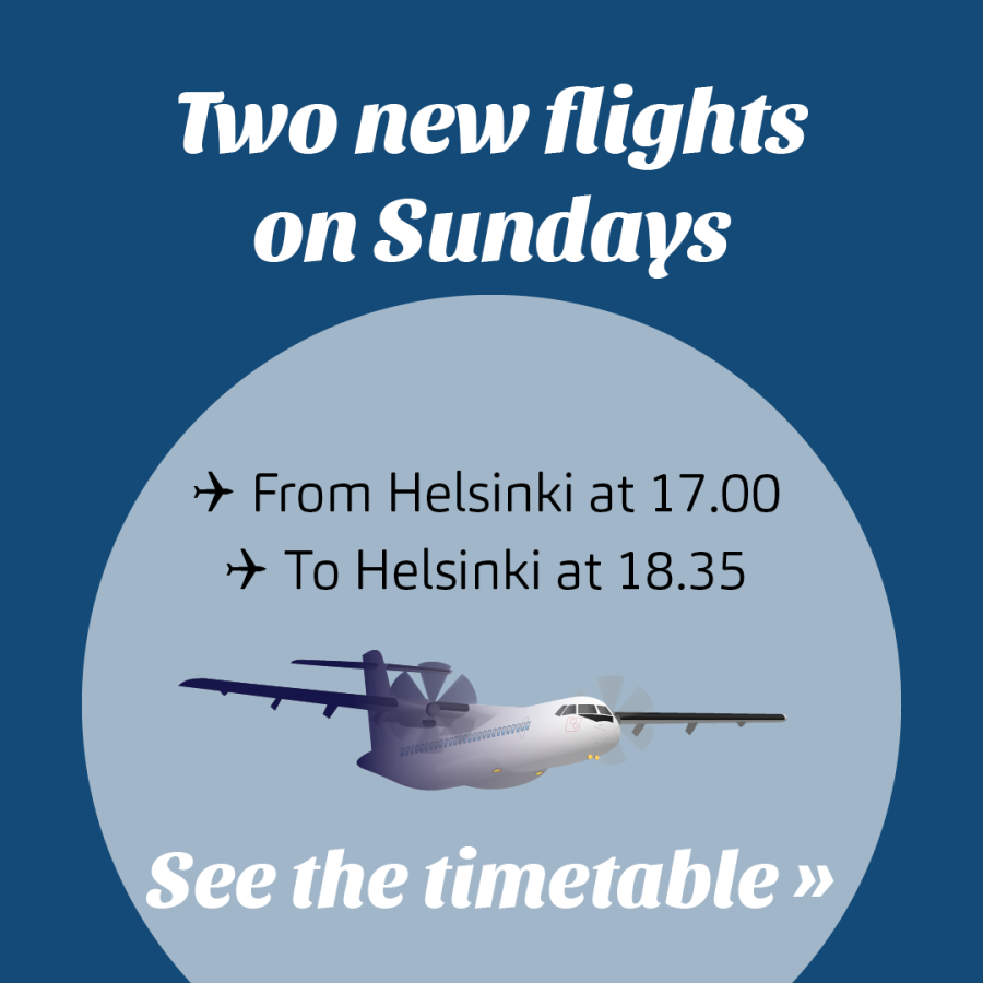 Two new flights on Sundays