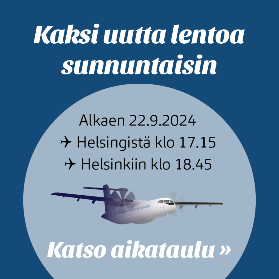 Kaksi uutta sunnuntailähtöä