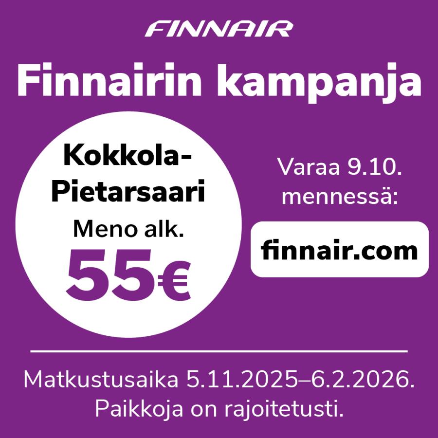 Finnair lokakuu 2025