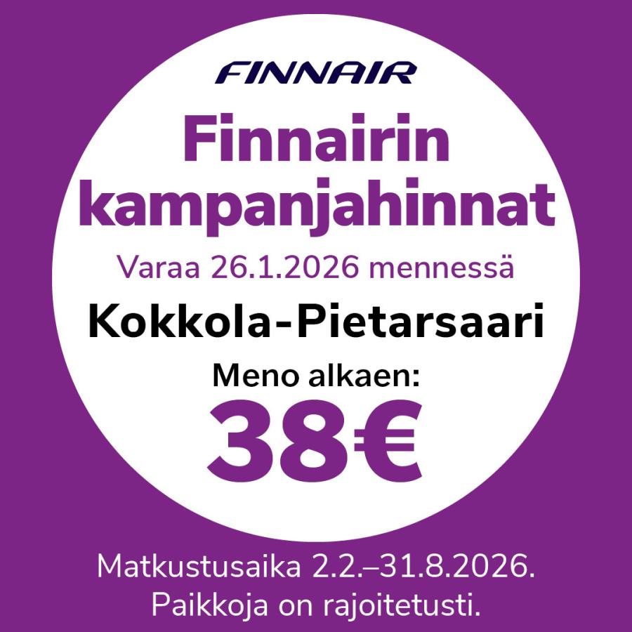 Finnair tammikuu 2026