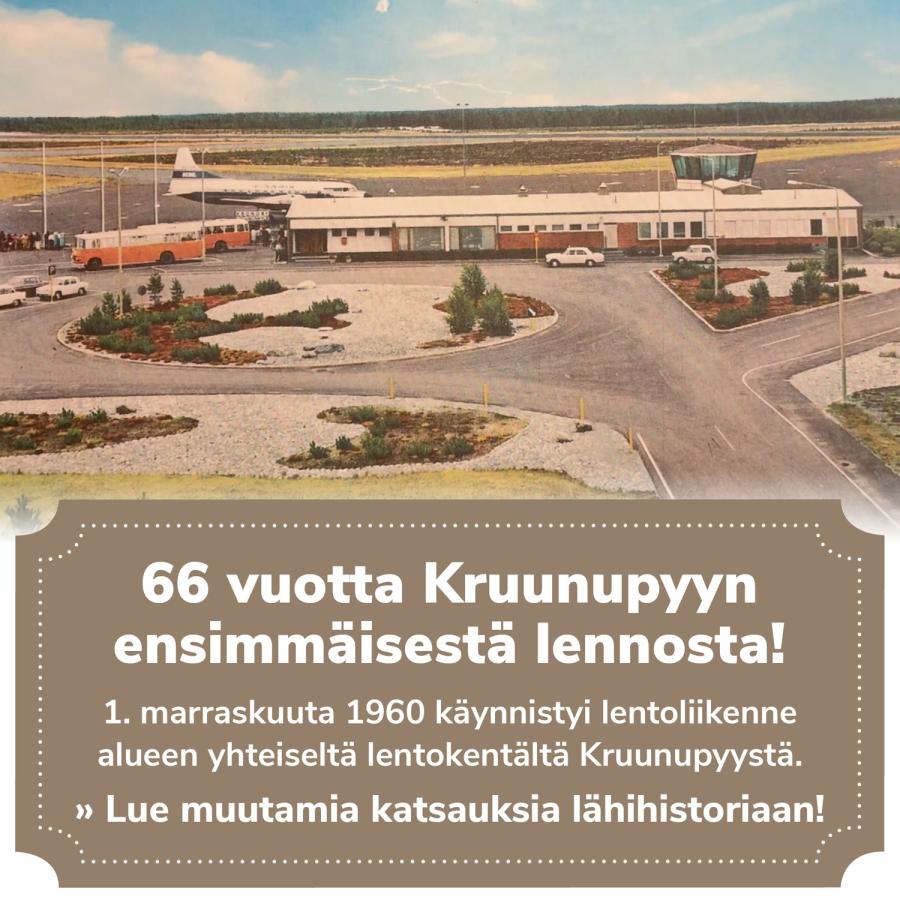 66 vuotta lentoliikennettä