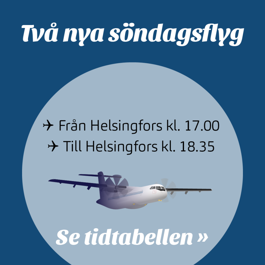 Två nya söndagsflyg